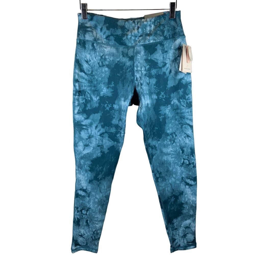 Shadow Sport | NWT | Medium | High Waisted Moroccan Blue Tie Dye Leggings